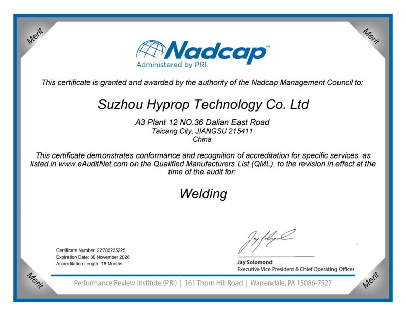 Welding NADCAP